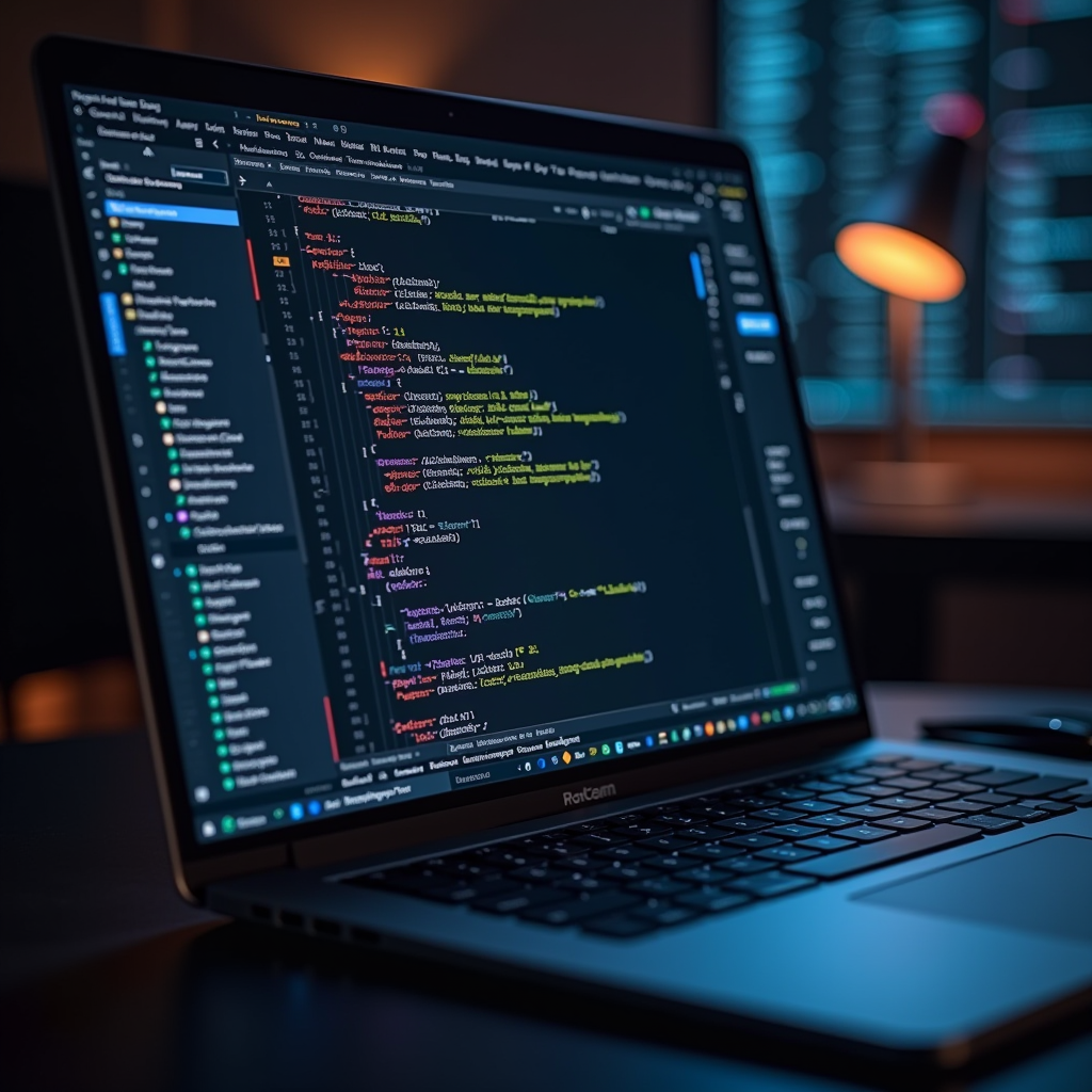 Custom technical indicator development workspace showing code editor with trading algorithms, backtesting results graphs, performance statistics, and parameter optimization tools for personalized trading strategies